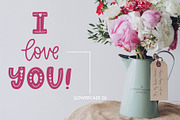 Love Struck, Valentine's Font, a Symbol Font by Jordyn Alison Designs (Thumbnail 6 of 8)
