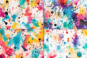 20 Seamless Grunge Color Splashes, a Pattern Graphic by Nordic Design (Thumbnail 7 of 9)