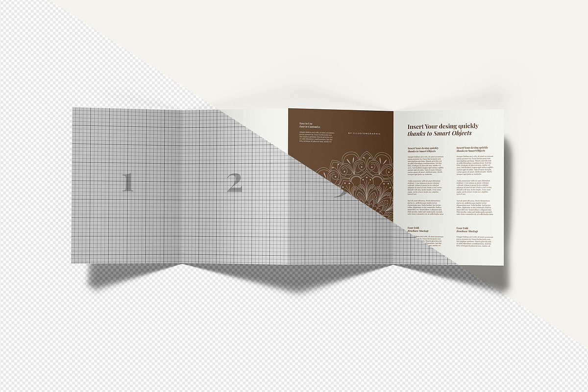 4 Fold A4 Brochure Mockup, an Advertising Mockup by Illusiongraphic (Photo 15 of 21)