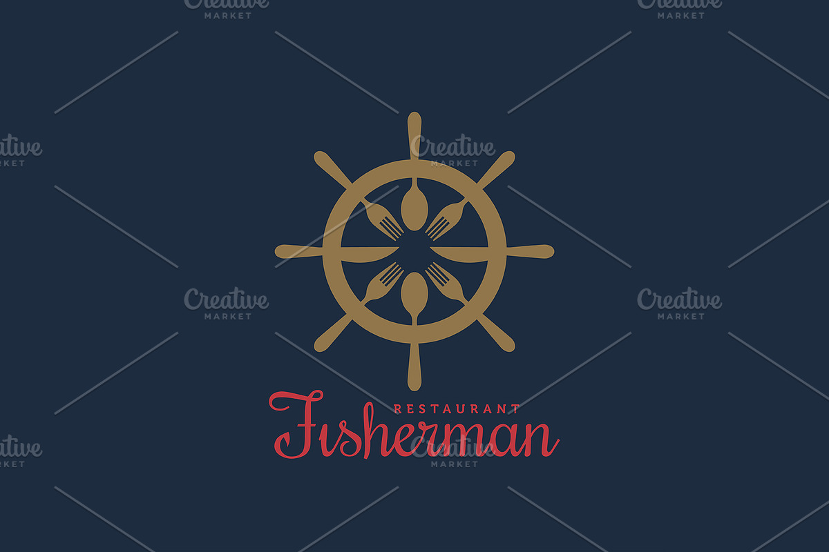 Seafood Fisherman Restaurant Logo., a Branding & Logo Template by Bordo (Photo 3 of 5)