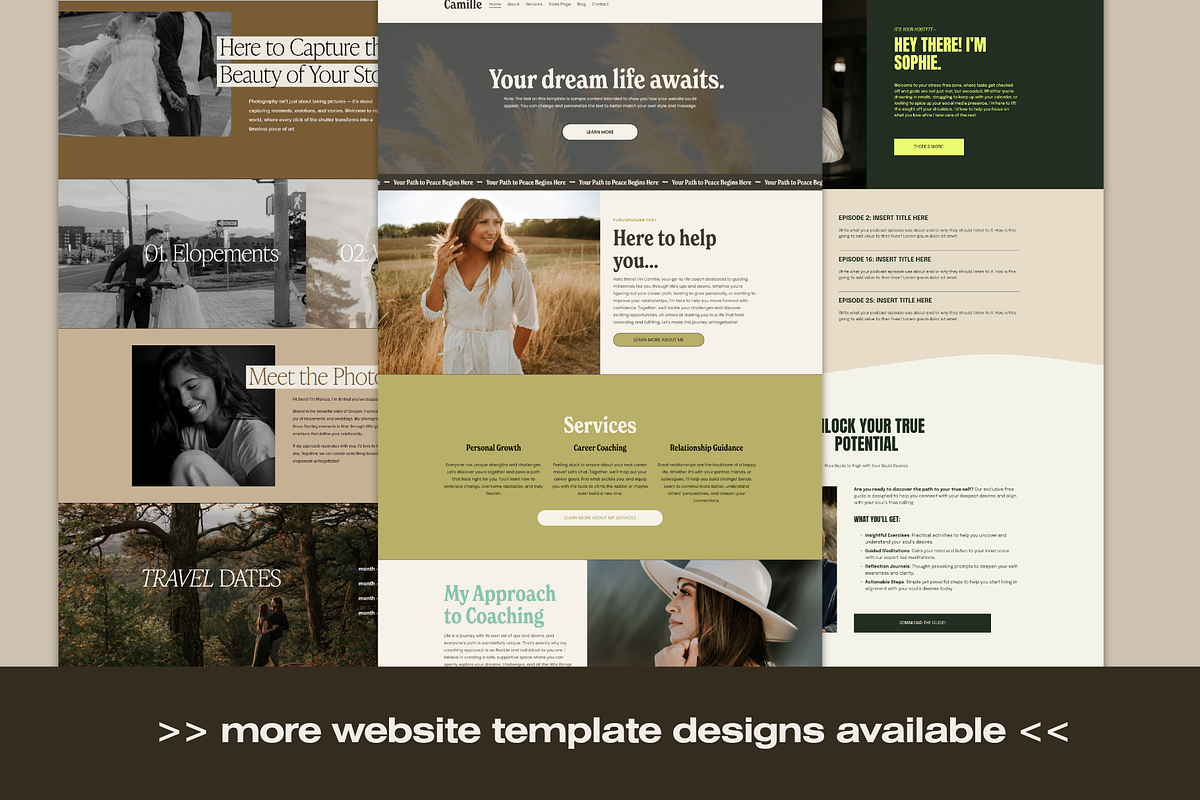 Squarespace 7.1 Website Template, a Squarespace Template by molly ho studio (Photo 9 of 9)