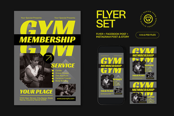 Gym Membership Flyer preview 4