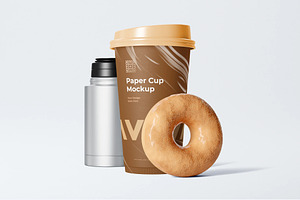 Paper Cup Mockup, a Product Mockup by zpackcreative