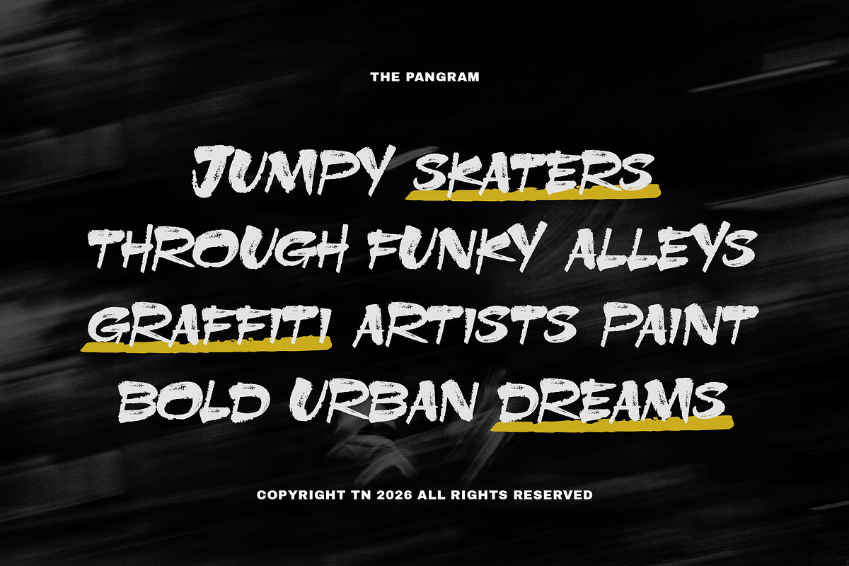 Newmoon Brush - Dry Brush Font, a Handwritten Font by Typia Nesia (Photo 10 of 11)