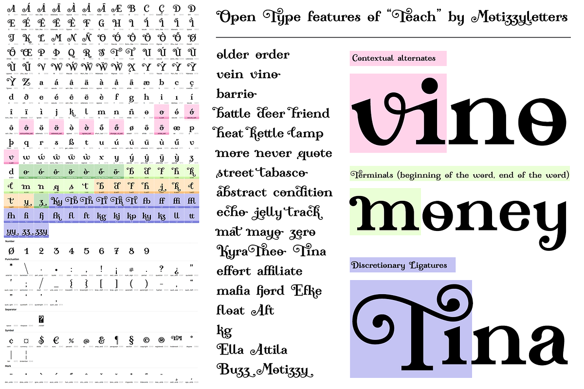 Teach, a Serif Font by Roland Huse Design (Photo 3 of 3)