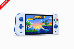 Handheld Gaming Console PSD, an Android Mockup by Bruno's Shop