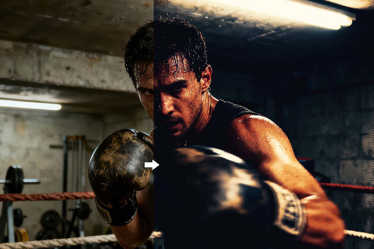 Cinematic Pro B&W & Color Grading, an Action Add-On by Studio Retouch (Photo 5 of 11)