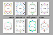 Boho style cards, frames, borders, a Card Template by DinaraChernaya (Thumbnail 3 of 4)