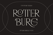 Rotterburg Stylish Display Font, a Serif Font by Typetemp Studio (Thumbnail 20 of 20)