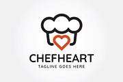 Chef-Heart - Chef & Cooking Logo, a Branding & Logo Template by Creattlle (Thumbnail 1 of 4)