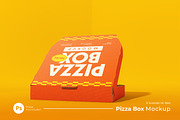 Pizza Box Mockup, a Cups & Container Mockup by Rahardi Creative (Thumbnail 1 of 4)