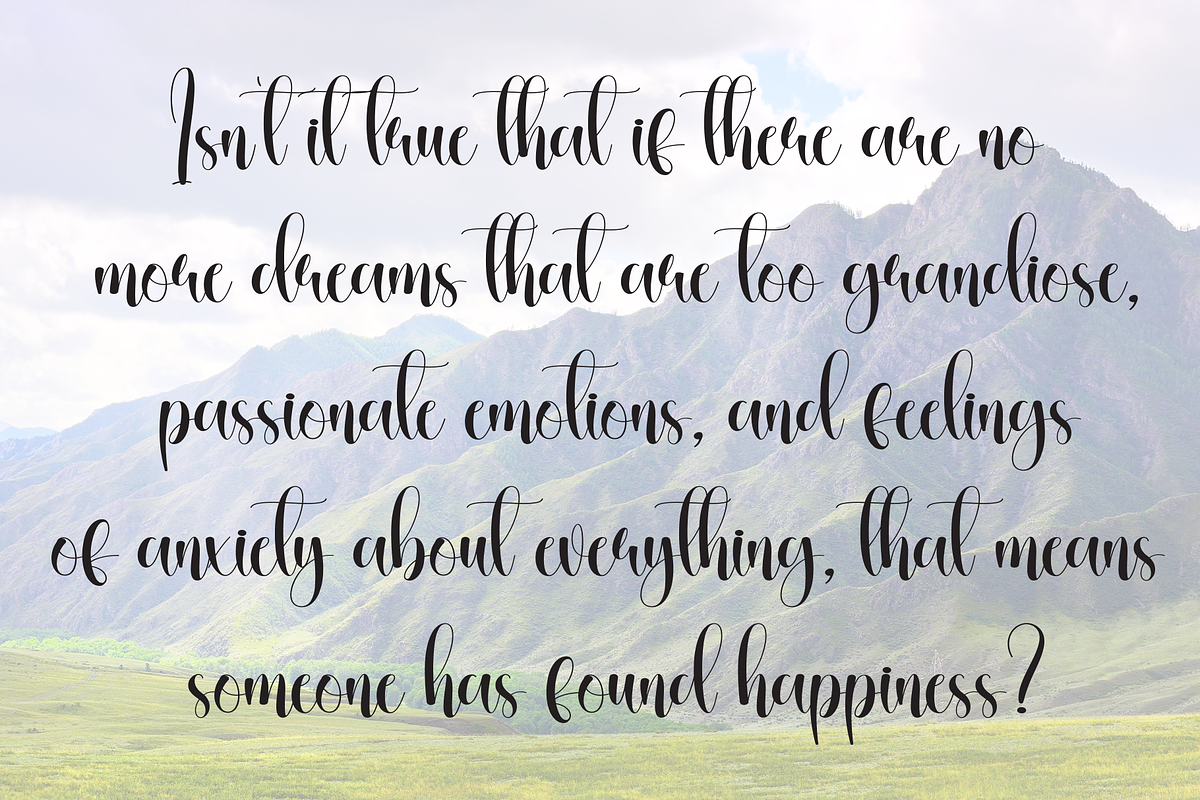 Greating | Script Font, a Handwritten Font by Scratchones (Photo 6 of 9)