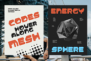 Renosa – Techno Font, a Sans Serif Font by Craft Supply Co. (Thumbnail 7 of 8)