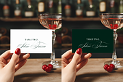 Retro 3.5x2 Place Card Mockup, a Product Mockup by Serenefeeling (Thumbnail 2 of 6)
