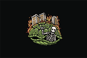 Turtle Chaos, an Object Illustration by nomlimo.com (Thumbnail 1 of 3)