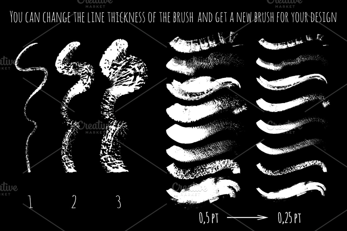 Vector texture brushes, a Brush Add-On by MariShop (Photo 2 of 3)