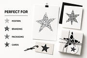 Textured Vector Stars, a Texture Graphic by Bielousova Art (Thumbnail 2 of 3)