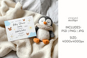 7x5 Landscape Invitation Card Mockup, a Mockup by EmpaviMockups (Thumbnail 5 of 7)