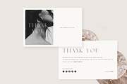 Modern Thank You Card Canva Template, a Card Template by LePosey Studio (Thumbnail 2 of 6)