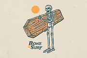 Bone to Surf, a Seasonal Illustration by Mangustudio (Thumbnail 1 of 3)