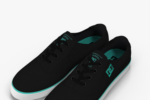 DC Shoes - Flash TX Black-Turquoise