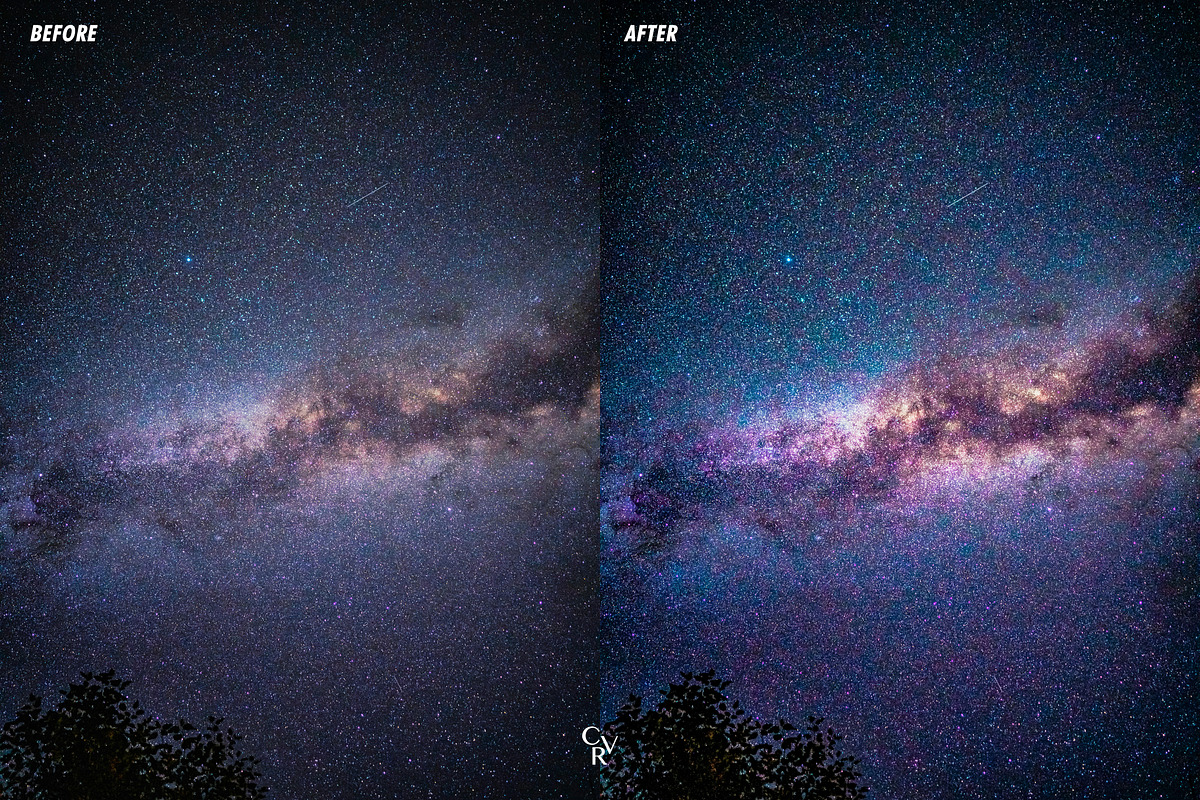 15 Astrophotography Lightroom Preset, a Preset Add-On by CVR Presets (Photo 6 of 7)