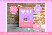 WiFi QR Code Sign - Pastel, a Stationery Template by SunshineStudioBoutique (Thumbnail 6 of 10)