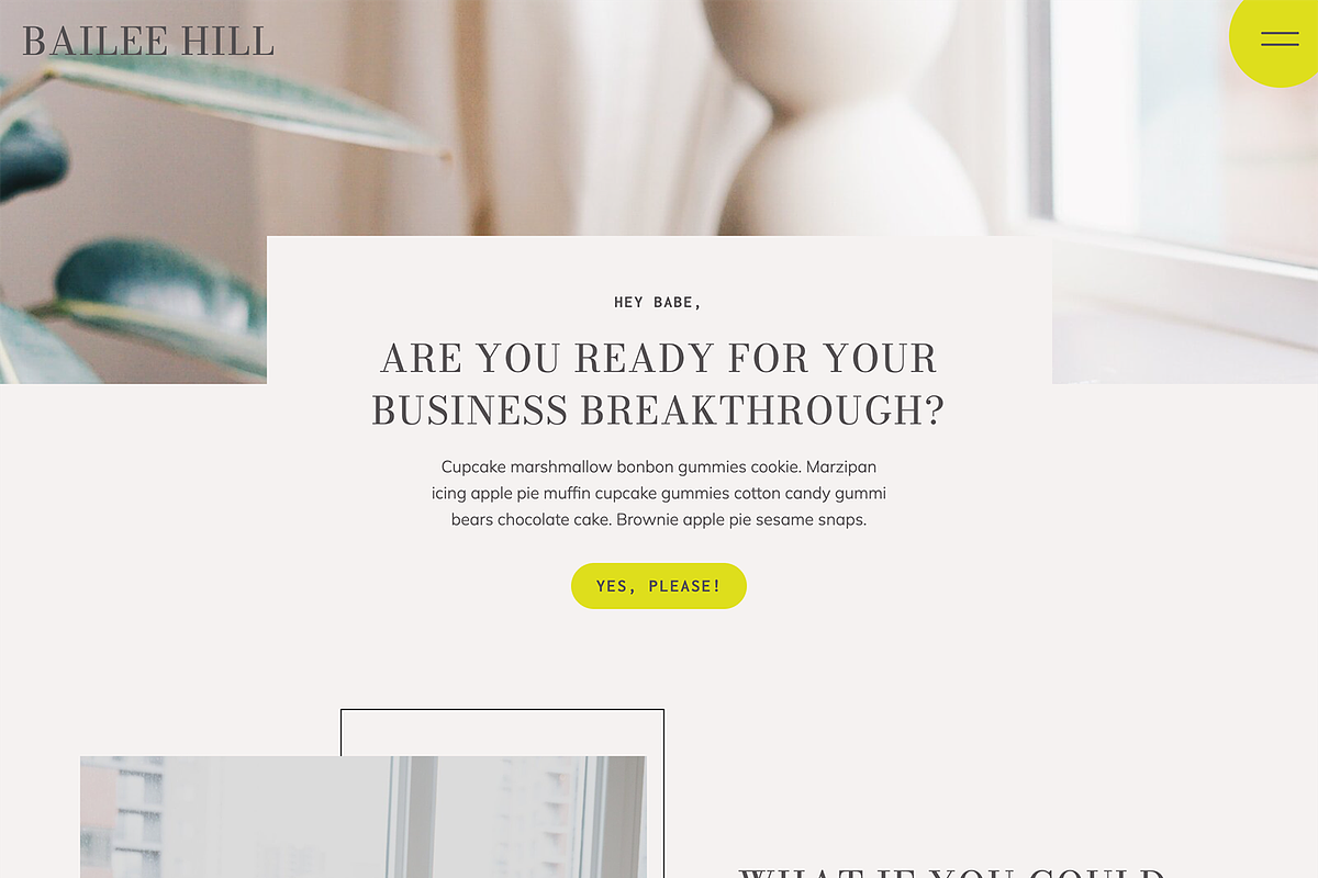 Bailee Hill Showit Template, a Websites & App Template by Amanda Scott Design Co. (Photo 5 of 8)