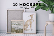 Poster Frame Mockup Set 3, a Print Template by Best Pixels™ (Thumbnail 1 of 7)