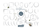 Floral wedding clipart set, a Decorative Illustration by JuDesign (Thumbnail 1 of 5)