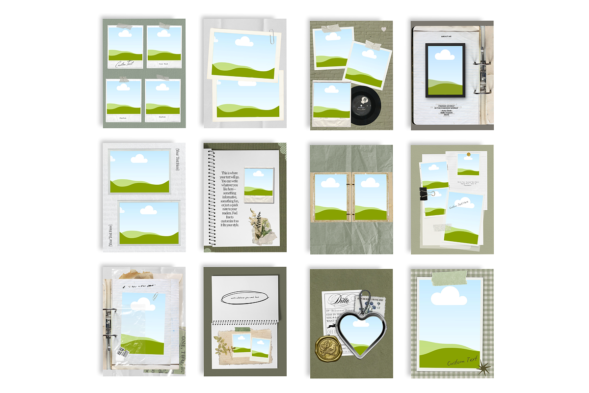 Canva Instagram Templates Vintage, a Social Media Template by Wicked Creative (Photo 10 of 20)
