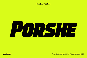 Sportcar Font