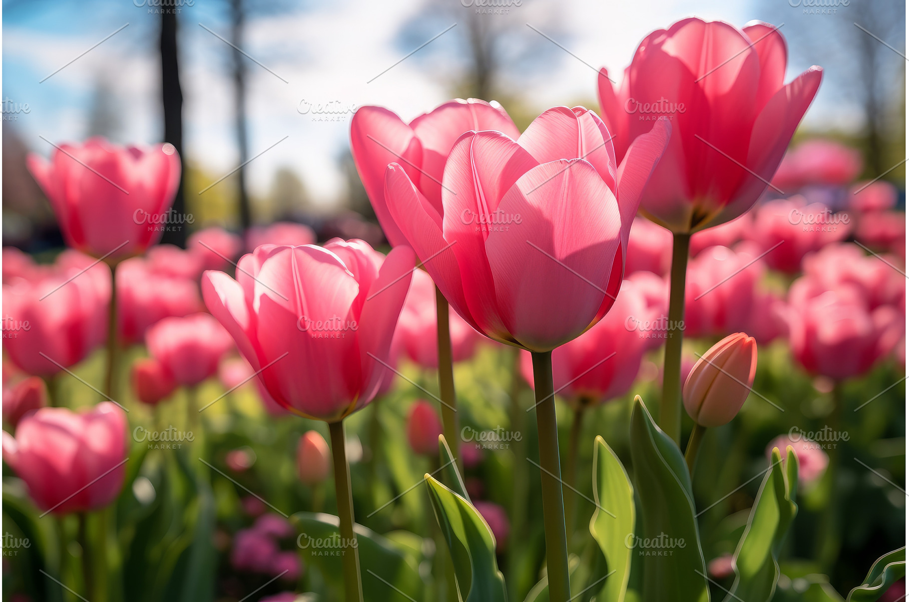 Fragrant Majestic blossom tulips, a Nature Photo by Ylivdesign
