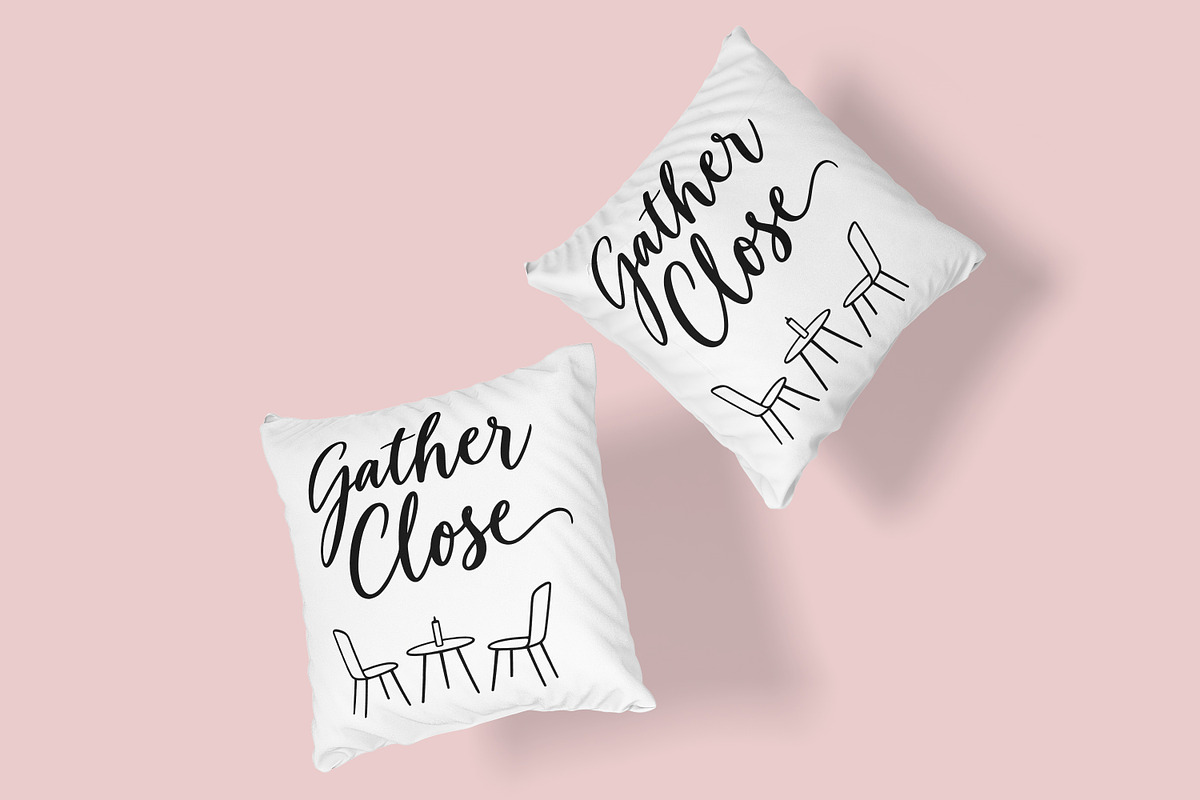 Gather Close Cozy Chairs Line Art, an Object Illustration by Ghagra (Photo 5 of 7)