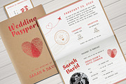 Vintage Passport Wedding Invitation, an Invitation Template by Vynetta (Thumbnail 2 of 7)