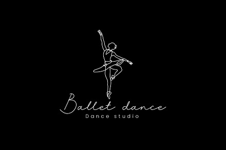 Ballet logo vector icon illustration, a Branding & Logo Template by Dyn Studio