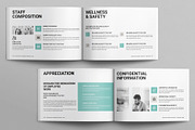 Employee Handbook Template Landscape, a Brochure Template by E-Type (Thumbnail 5 of 7)