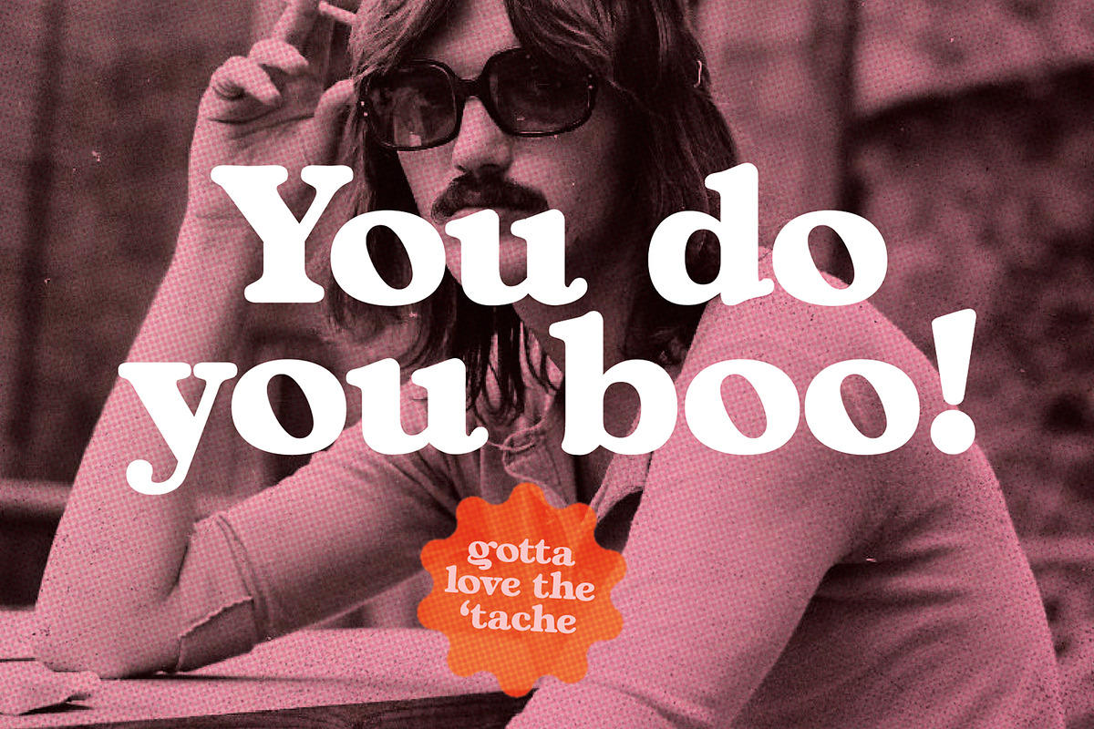 Boooji | 70s retro serif, a Serif Font by Drawwwn (Photo 6 of 10)