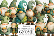 St Patrick’s Day gnome clipart, an Illustration by Designworld (Thumbnail 1 of 6)