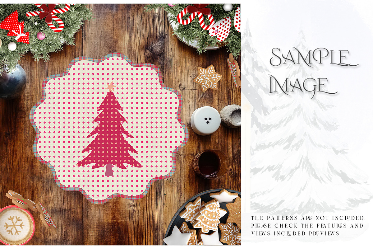 Christmas Placemats Various Types, a Product Mockup by mock-ups (Photo 7 of 25)