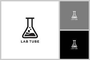 laboratory bottle logo design, a Branding & Logo Template by quadrazo