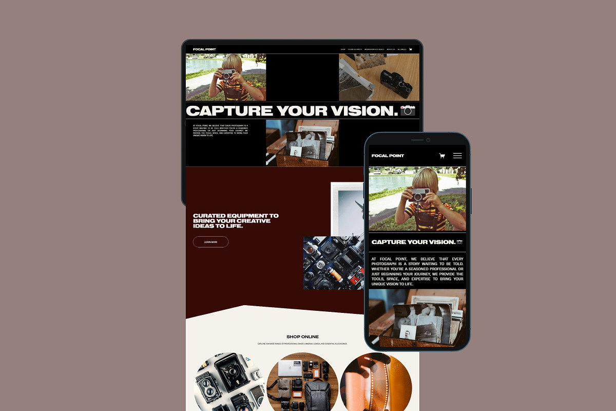 Focal Point - Squarespace Template 7.1 preview 5
