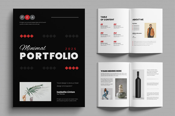 Minimalist Graphic Design Portfolio preview 8
