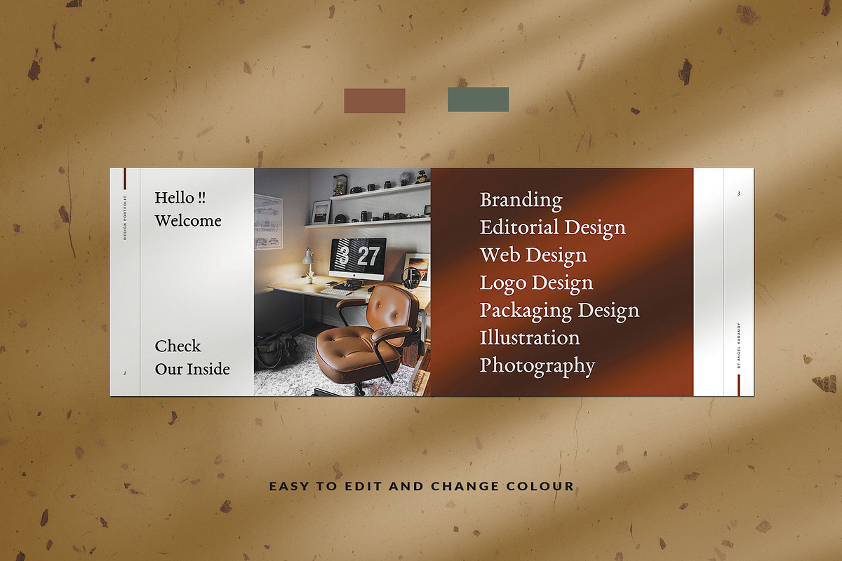 Graphic Design Portfolio | Canva, a Brochure Template by Occy Design (Photo 2 of 19)