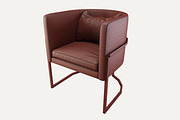 DUISTT Julius Chair, a Furniture 3D Model by dk 3d models (Thumbnail 3 of 3)