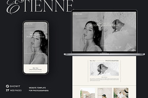 Minimal Showit Website Template