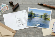 Seasons of the River 10 Landscapes, a Decorative Illustration by Simple Design (Thumbnail 4 of 6)