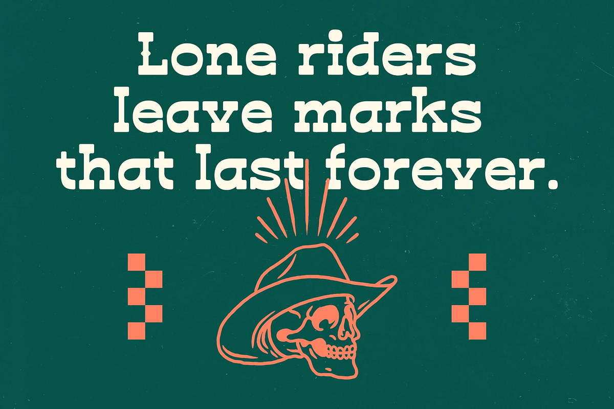 Smoke Grand Western Display Font, a Slab Serif Font by timelesstype.co (Photo 4 of 20)