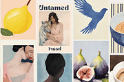 Modern Eclectic Prints & Poster, a Background Graphic by Laras Wonderland (Thumbnail 3 of 9)