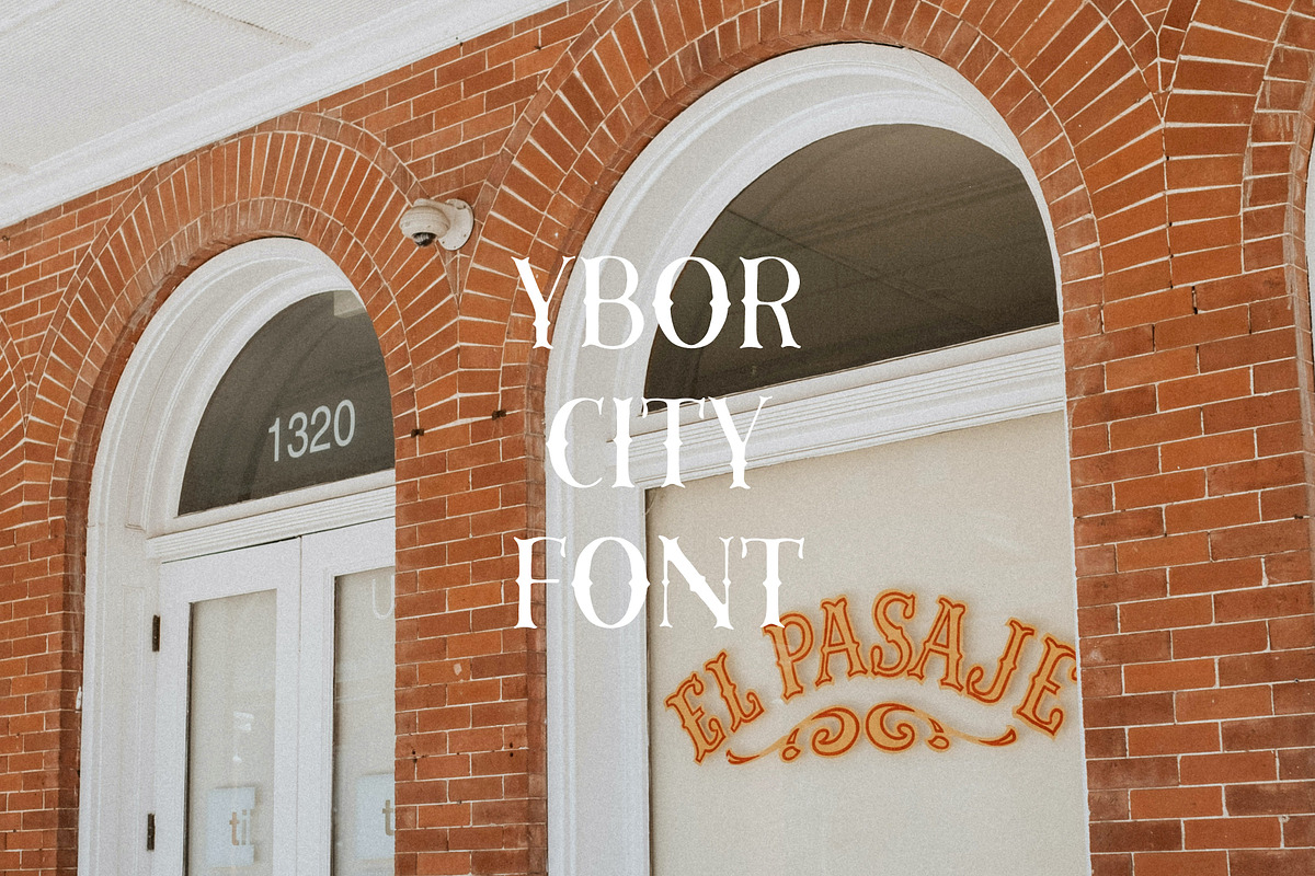 YBOR CITY: Vintage, Florida/Western, a Font by Chez Núñez (Photo 2 of 4)